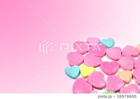 Closed up group of colorful love candy Closed up group of colorful love candy 38978600