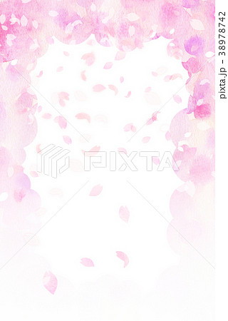 背景素材　桜　テクスチャー 38978742
