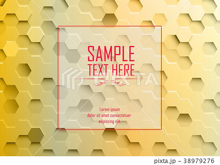 Abstract hexagonal background- sample text here Abstract hexagonal background- sample text here 38979276