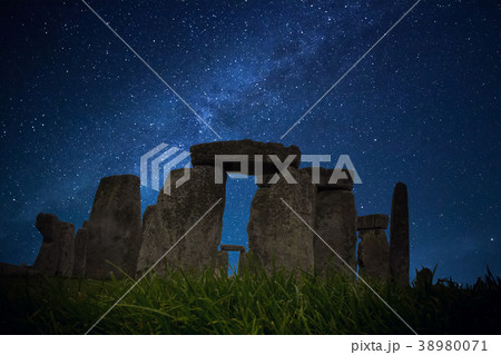 SaliStarry Night Stonehenge SaliStarry Night Stonehenge 38980071