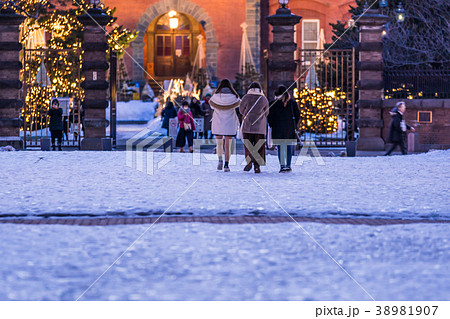 北海道の冬 女子旅・北海道道庁ライトアップ 北海道の冬 女子旅・北海道道庁ライトアップ 38981907