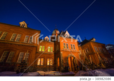 北海道の冬　北海道道庁ライトアップイベント 38982086