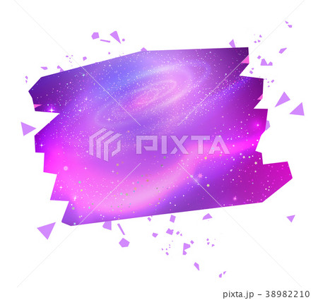 banner with geometric particles 38982210