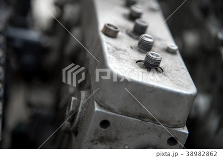 Old high-pressure diesel pump. The shallow depth 38982862