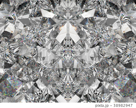 diamond structure extreme closeup and kaleidoscope 38982947