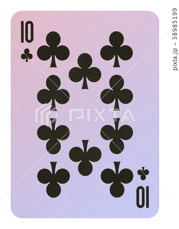 Playing cards, Ten of clubs 38985199