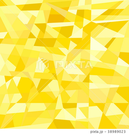 Yellow polygonal background consists of triangles 38989023