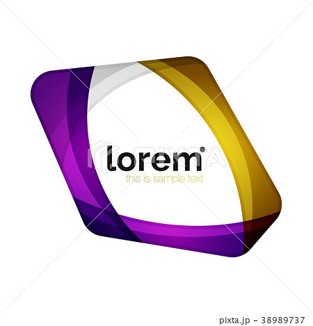 Clean professional business emblem, abstract Clean professional business emblem, abstract 38989737