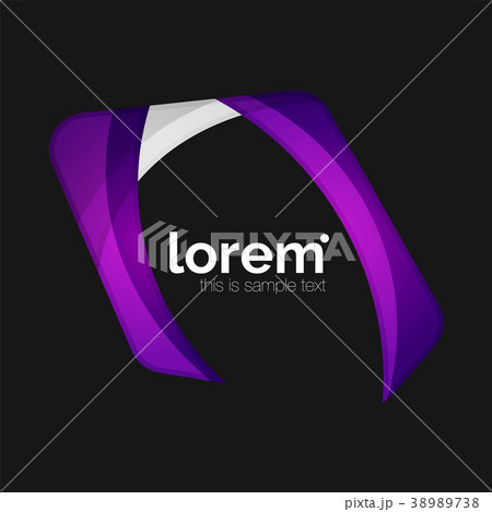 Clean professional business emblem, abstract Clean professional business emblem, abstract 38989738