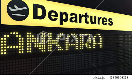 Flight to Ankara on international airport 38990333