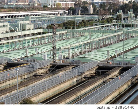 荒川水循環センター内の下水処理場 38991440