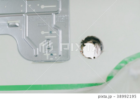 installation of an air conditioner installation of an air conditioner 38992195