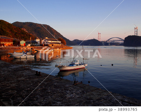 三角西港と天草1号橋 38993765