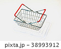 Shopping basket with red handle  38993912