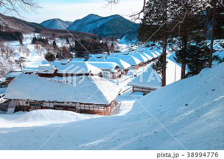 根雪 雪積 積雪 38994776