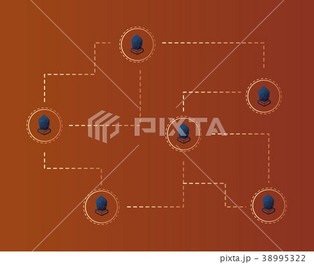 Cryptocurrency lisk technology network concept 38995322