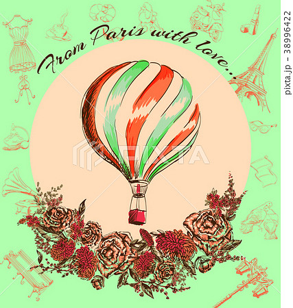 Paris France fashion postcard, Welcome Paris France fashion postcard, Welcome 38996422