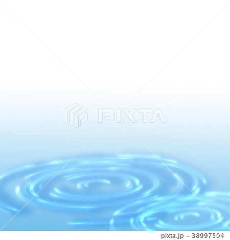水面 ウェーブ 波 波打つ 波紋 水 アクアのイラスト素材