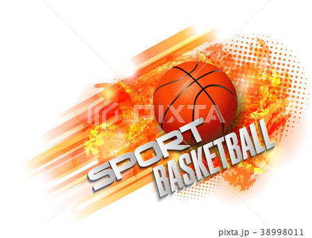 basketball ball and text abstract background sport 38998011