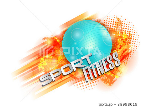 fitness text background ball fitness text background ball 38998019