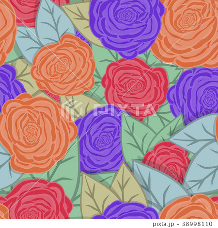 Seamless Floral Pattern. Vector illustration. Seamless Floral Pattern. Vector illustration. 38998110