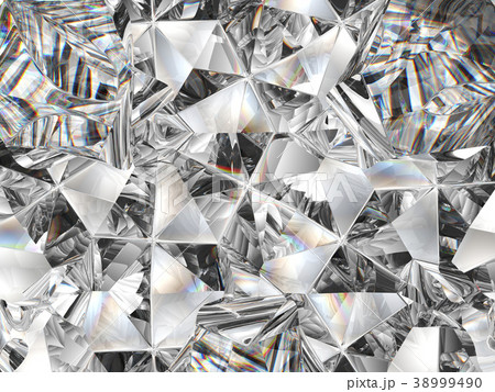 Diamond Texture Closeup And Kaleidoscopeのイラスト素材