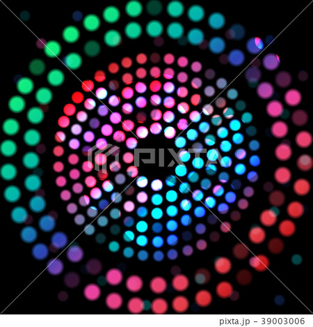 Color circle on a black background 39003006