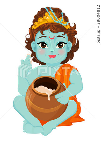 janmashtami celebration clipart green