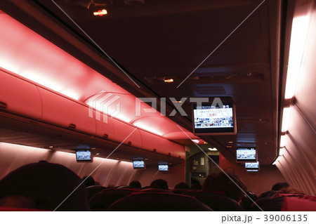 日本航空機の機内(B737) 日本航空機の機内(B737) 39006135