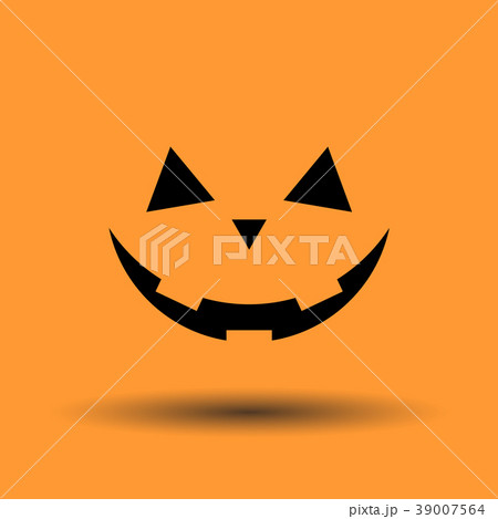 Pumpkin face, Jack o lantern icon for Halloween Pumpkin face, Jack o lantern icon for Halloween 39007564