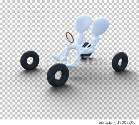 ドライブイメージ　perming3DCGイラスト素材 39008206