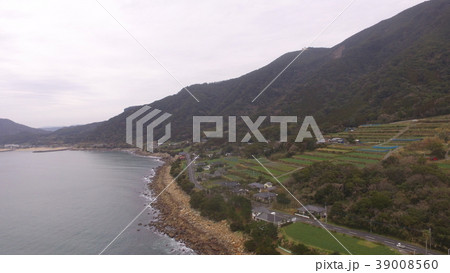 大隅半島 西岸〜ドローンで空撮（鹿児島県肝属郡南大隅町） 39008560