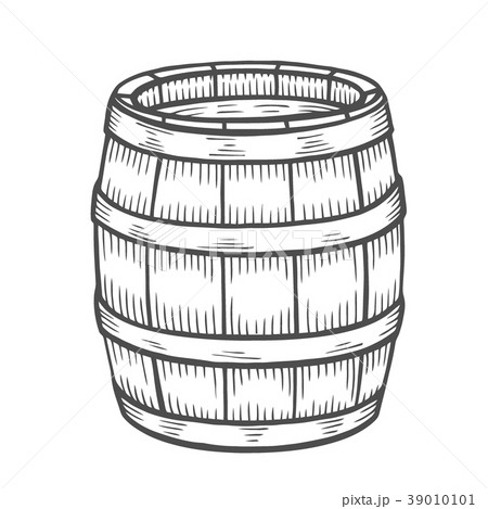 Wine or beer barrel isolated Wine or beer barrel isolated 39010101