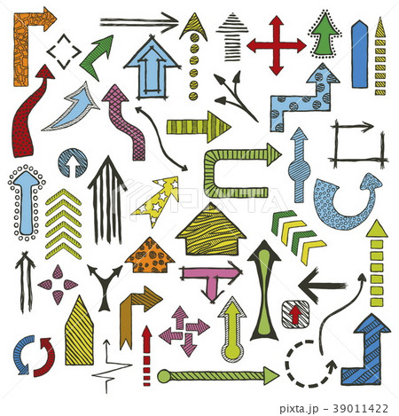 Doodle arrows collection 39011422