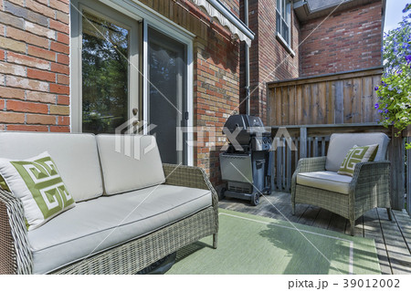 Backyard garden of custom built luxury house in Backyard garden of custom built luxury house in 39012002