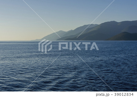 Sundown between the islands of the Ionian Sea 39012834