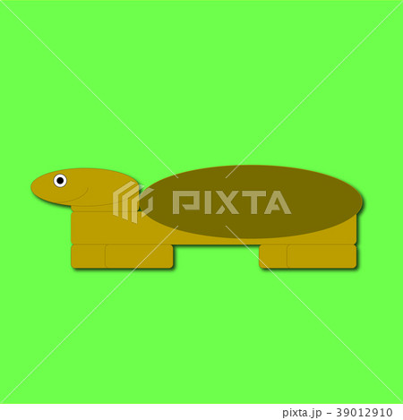 Turtle on the green background 39012910