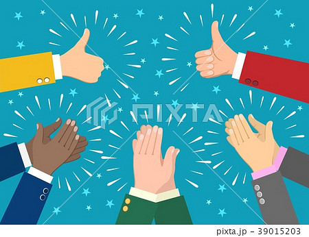 Clapping Businessman Handsのイラスト素材