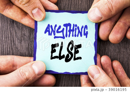 Handwriting Announcement text showing Anything Handwriting Announcement text showing Anything 39016195
