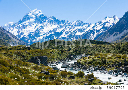 ≪ニュージーランド≫フッカー川とマウントクック 39017795