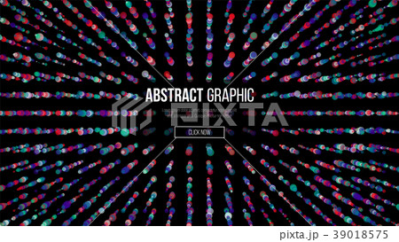Wavy Abstract Graphic Design. Modern Sense Of 39018575