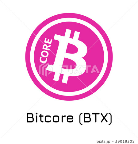 Bitcore (BTX). Vector illustration crypto coin ic 39019205