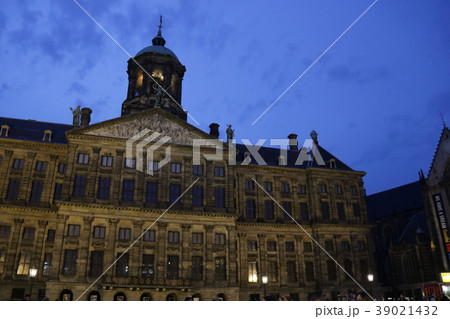 アムステルダムの王宮の写真素材