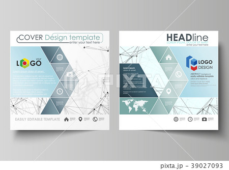 Business templates for square design brochure Business templates for square design brochure 39027093