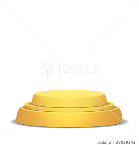 Empty Vector Podium. Isolated On White Background 39029342