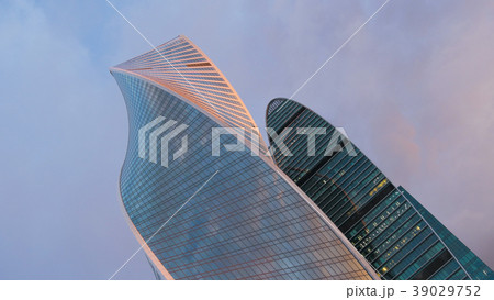 Close up view of office building Close up view of office building 39029752