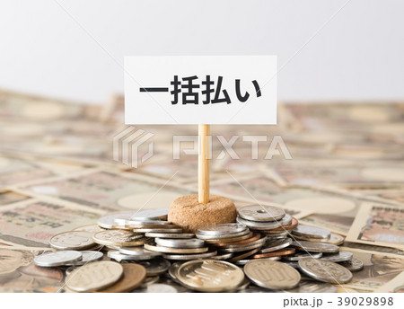 一括払い　クレジットカード払い　支払い　利用代金　現金 39029898