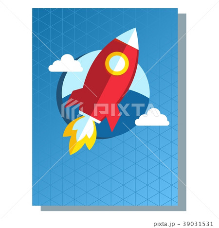 business poster rocket 39031531