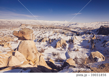 Fairy chimneys at Cappadocia, Turkey Fairy chimneys at Cappadocia, Turkey 39031856