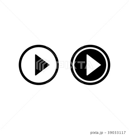 Play vector icon, video play button Play vector icon, video play button 39033117